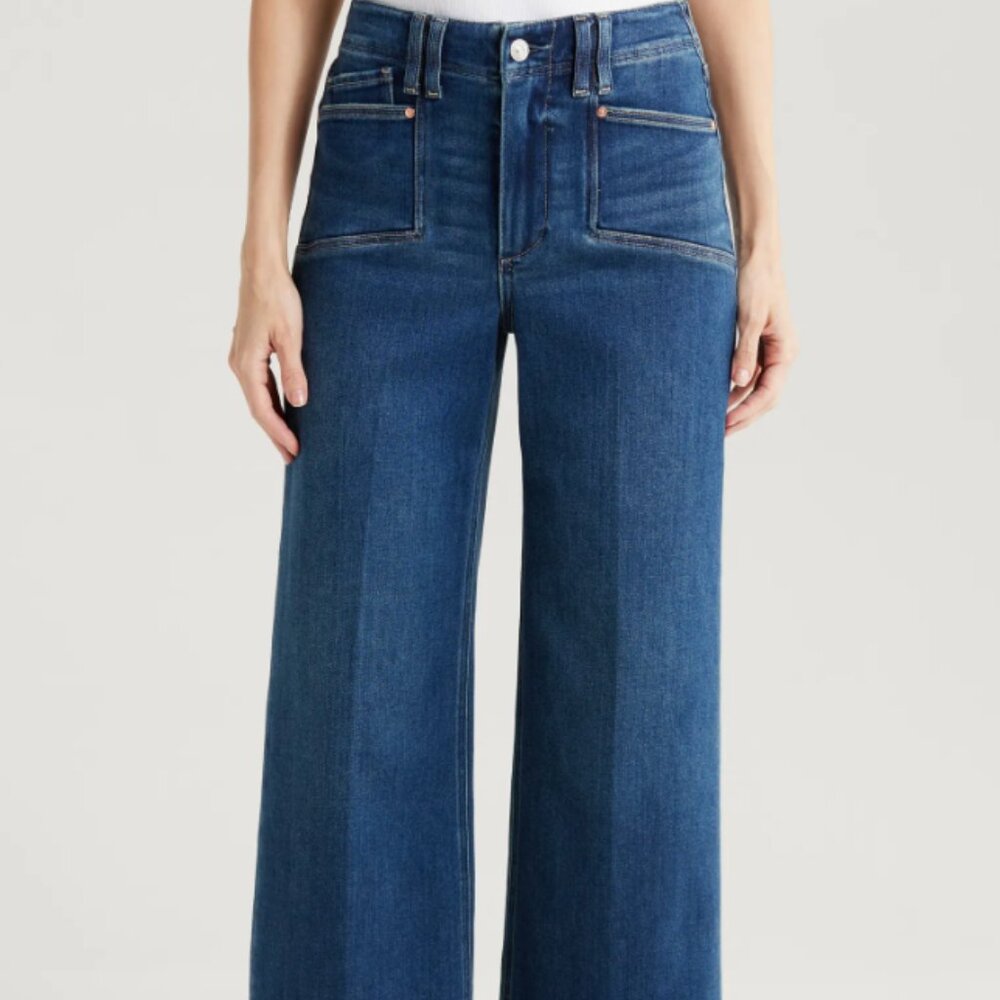 Anessa High Waist Ankle Wide Leg Jeans from PAIGE, like NEW!